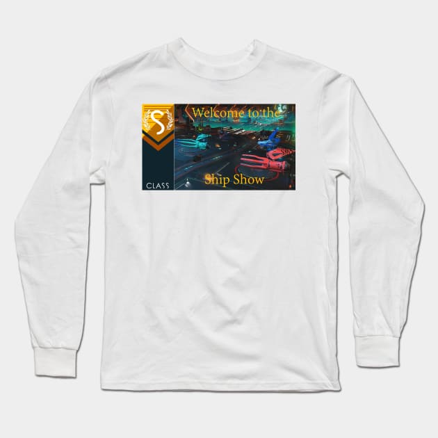 No mans sky themed Welcome to the ship show Long Sleeve T-Shirt by atadrawing